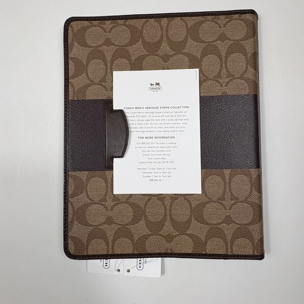 Coach Brown Tablet Case